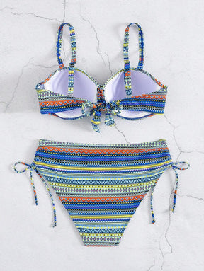 Biquíni Cintura Alta Étnico Vibrante