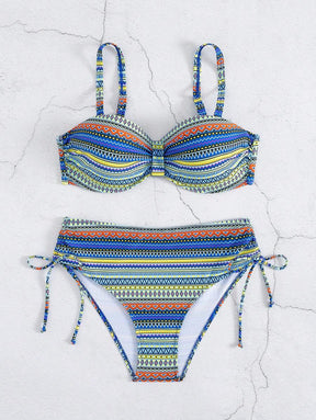 Biquíni Cintura Alta Étnico Vibrante