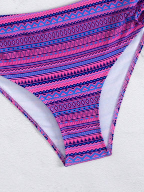 Biquíni Cintura Alta Étnico Vibrante