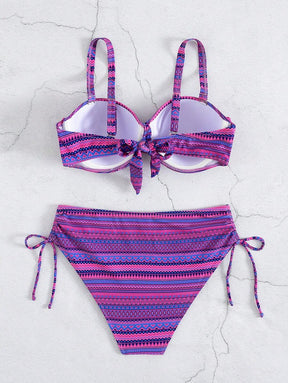 Biquíni Cintura Alta Étnico Vibrante