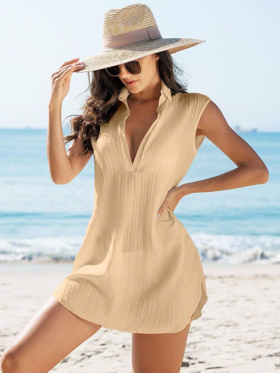Saída de Praia Colarinho Sunset Chic