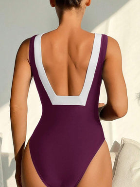 Maiô Elegance Contorno Náutico