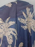 Conjunto Kimono Tela Estampa Coqueiro com Shorts