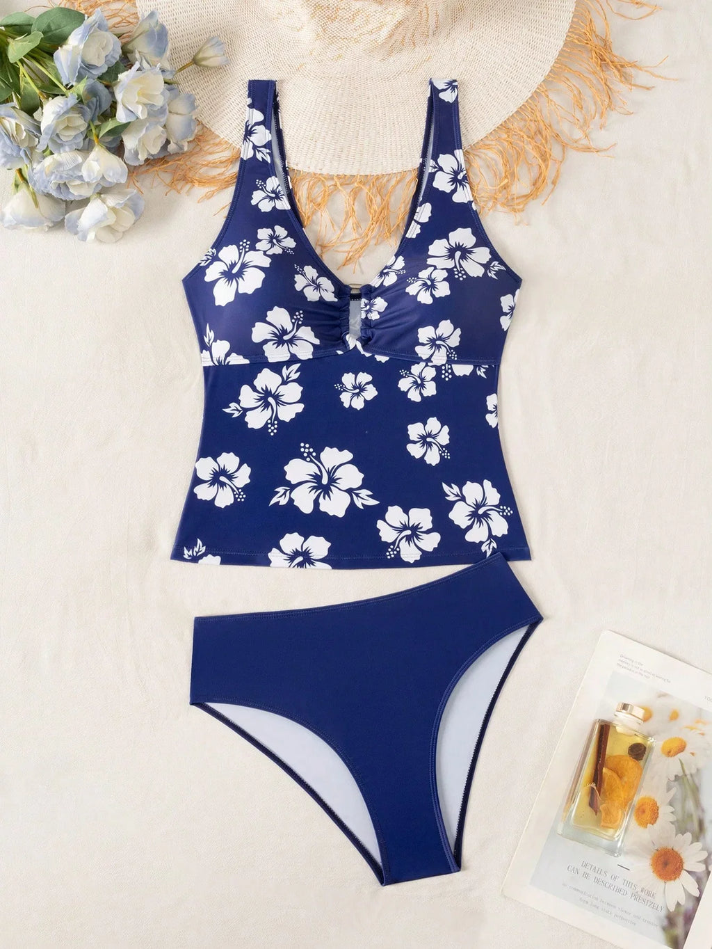 Tankini Bralette Tropical Café Cheeky
