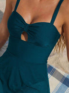 Maiô Saia de Tule Recorte Gota