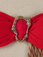 Biquíni Bandeau Anel Corte Alto Taças 3/4