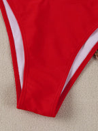 Biquíni Bandeau Anel Corte Alto Taças 3/4
