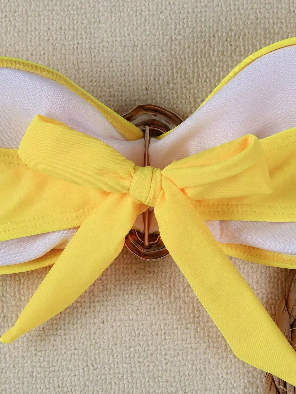 Biquíni Bandeau Anel Corte Alto Taças 3/4