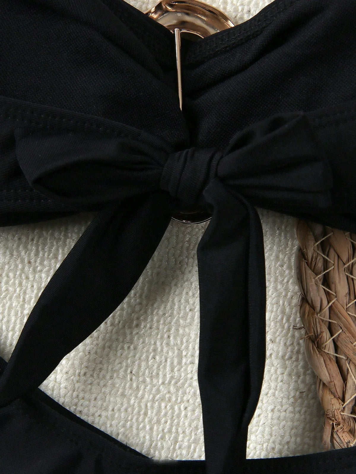 Biquíni Bandeau Anel Corte Alto Taças 3/4