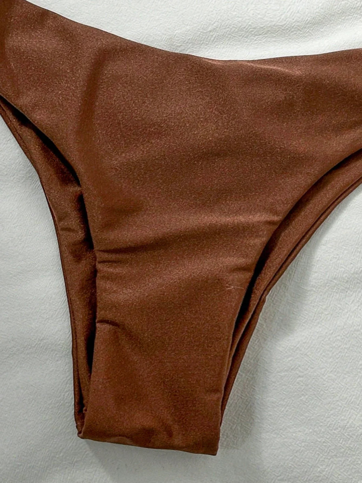 Biquíni Bralette Efeito Enrugado Frente Única