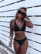 Biquíni Decote V Costa do Sol com Amarração Frontal — fotografia 52 | Mar & Pérola