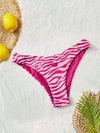 Biquíni Animal Print Zebra Enchimento Removível