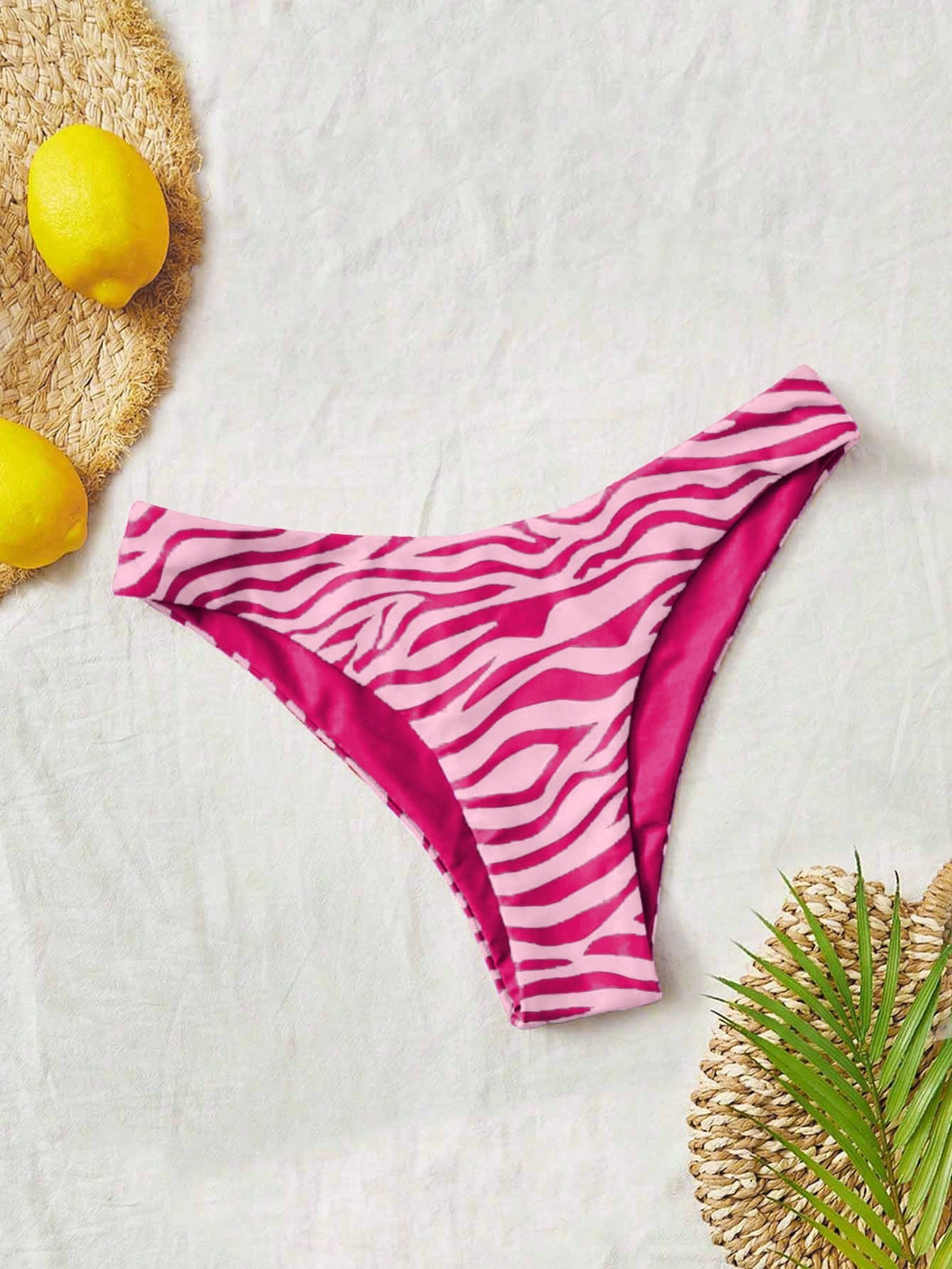 Biquíni Animal Print Zebra Enchimento Removível