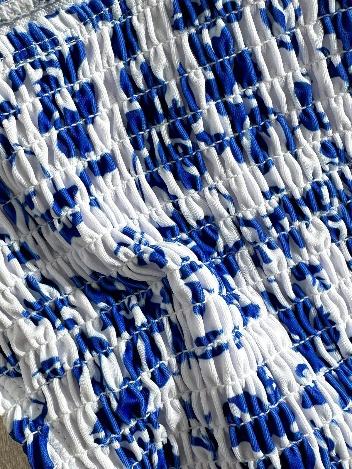 Biquíni Franzido Maré de Verão com Nó Lateral e Triângulo — fotografia 15 | Mar & Pérola