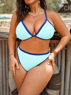Biquíni Plus Size 2 Peças Tie Back