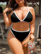 Biquíni Plus Size 2 Peças Tie Back