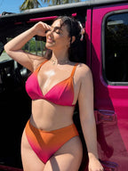 Biquíni Plus Size Bralette Brisa de Verão com Fivela — fotografia 4 | Mar & Pérola