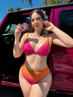 Biquíni Plus Size Bralette Brisa de Verão com Fivela — fotografia 5 | Mar & Pérola