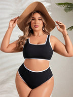 Biquíni Plus Size Costa Serena com Babado — fotografia 1 | Mar & Pérola