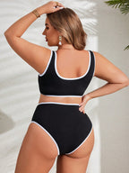 Biquíni Plus Size Costa Serena com Babado — fotografia 3 | Mar & Pérola