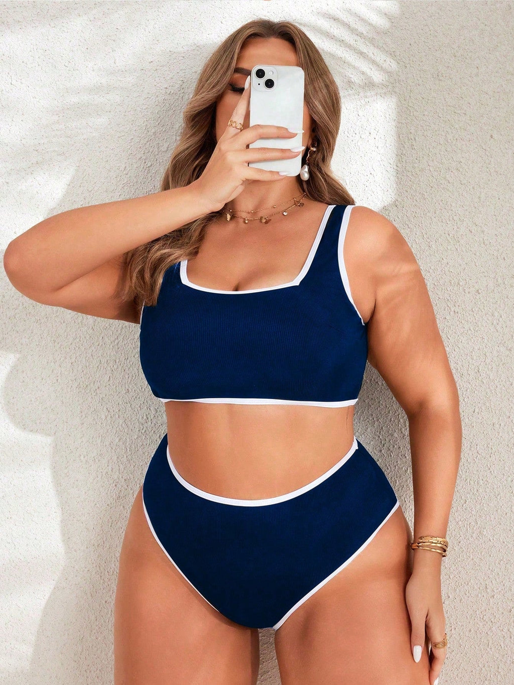Biquíni Plus Size Costa Serena com Babado — fotografia 5 | Mar & Pérola