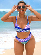 Biquíni Plus Size Halter Luz da Orla com Fivela — fotografia 8 | Mar & Pérola