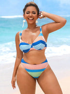 Biquíni Plus Size Halter Luz da Orla com Fivela — fotografia 17 | Mar & Pérola