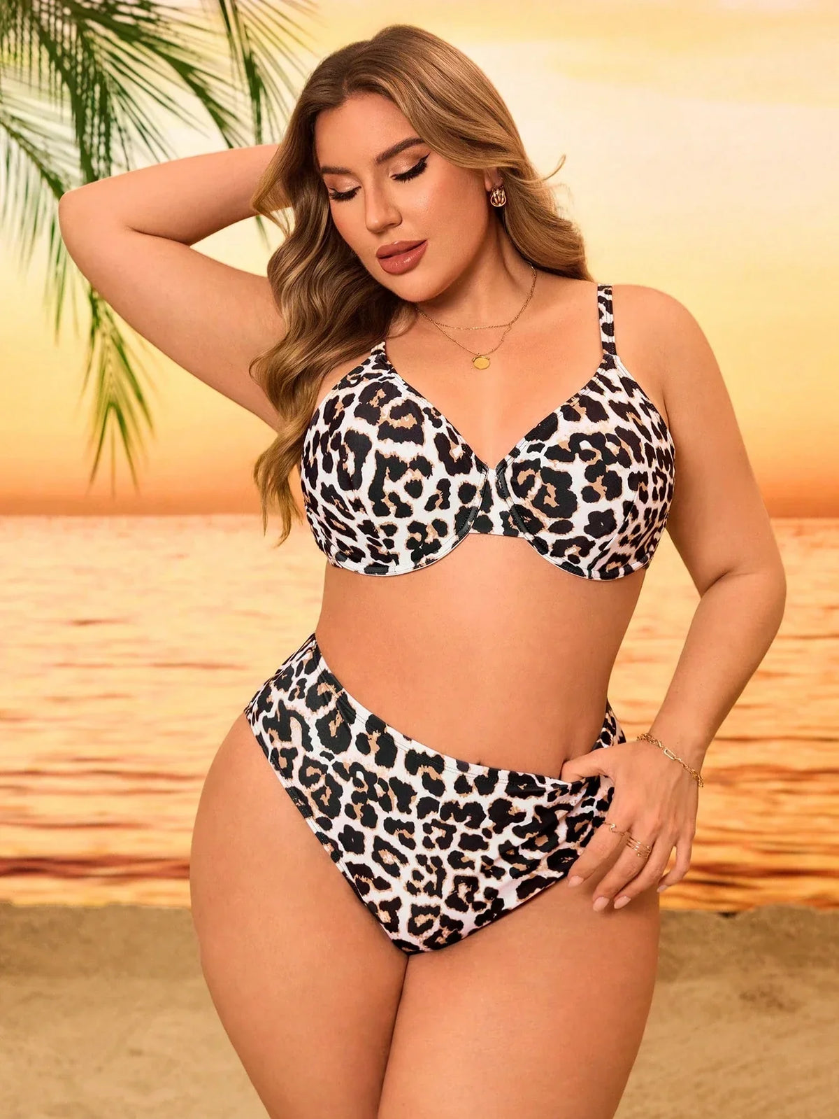 Biquíni Plus Size Listrado e Zebrado Enseada Selvagem — fotografia 8 | Mar & Pérola