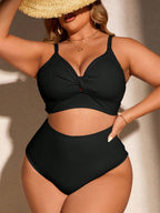 Biquíni Plus Size Maré Serena com Sutiã Torcido — fotografia 3 | Mar & Pérola