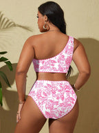 Biquíni Plus Size Ombro Único Brisa da Ilha — fotografia 7 | Mar & Pérola