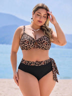 Biquíni Plus Size Texturizado Babado