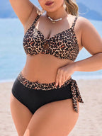 Biquíni Plus Size Texturizado Babado