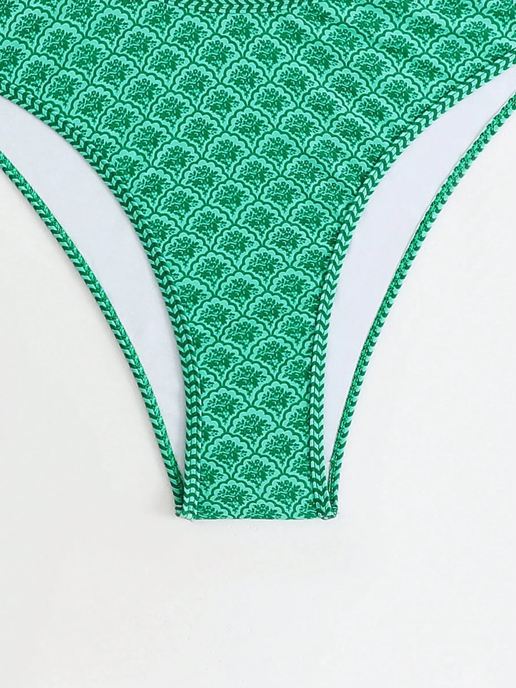 Biquíni Plus Size Triângulo Boho Tie Back