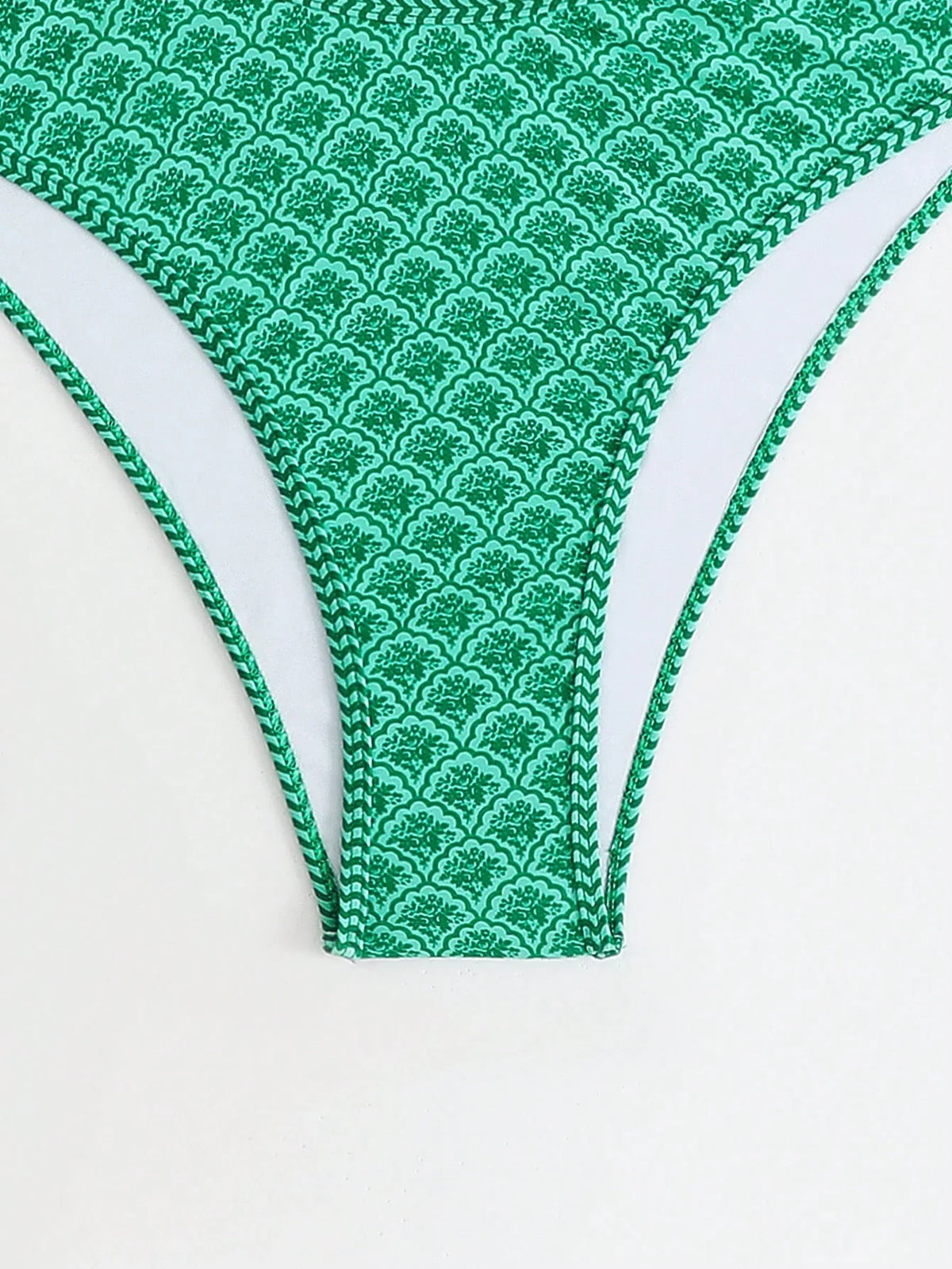 Biquíni Plus Size Triângulo Boho Tie Back