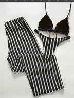 Conjunto Biquíni 3 Peças Brisa da Ilha com Calça e Amarração nas Costas — fotografia 4 | Mar & Pérola