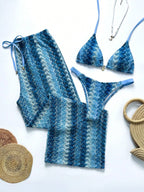 Conjunto Biquíni 3 Peças Brisa da Ilha com Calça e Amarração nas Costas — fotografia 8 | Mar & Pérola