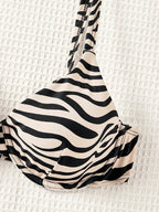 Conjunto Biquíni 3 Peças Zebrado Costa Selvagem com Amarração nas Costas — fotografia 8 | Mar & Pérola