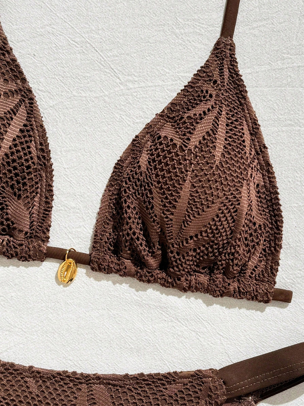 Conjunto Biquíni Floral Botões Calça Longa