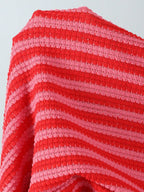 Conjunto Biquíni Listrado Frente Única com Calça Baixa