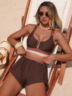 Conjunto Biquíni Sol da Enseada com Short Ziguezague Vazado — fotografia 4 | Mar & Pérola