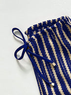 Conjunto Biquíni Triangular Top Longo Decote Frente Única