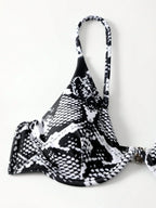 Conjunto de Biquíni 3 Peças Decote V Maré de Verão com Cordão Plissado — fotografia 4 | Mar & Pérola