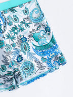 Conjunto de Biquíni 3 Peças Estampa Tropical Ilha Tropical — fotografia 41 | Mar & Pérola