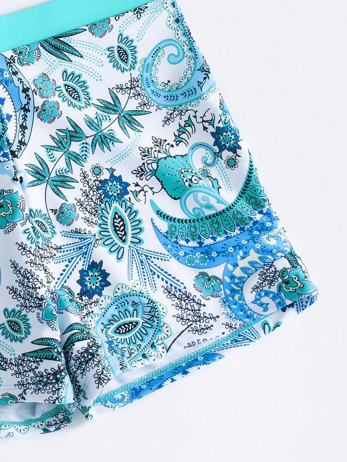 Conjunto de Biquíni 3 Peças Estampa Tropical Ilha Tropical — fotografia 41 | Mar & Pérola