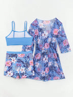 Conjunto de Biquíni 3 Peças Estampa Tropical Ilha Tropical — fotografia 58 | Mar & Pérola