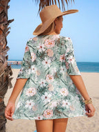Conjunto de Biquíni 3 Peças Estampa Tropical Ilha Tropical — fotografia 60 | Mar & Pérola