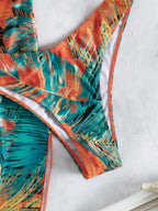 Conjunto de Biquíni 3 Peças Halter Tropical Costa Tropical com Saia — fotografia 12 | Mar & Pérola