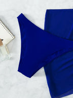 Conjunto de Biquíni 3 Peças Push-Up Maré de Verão com Saia Leque — fotografia 7 | Mar & Pérola