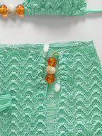 Conjunto de Biquíni 3 Peças Texturizado Textura da Maré com Saia — fotografia 36 | Mar & Pérola