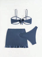 Conjunto de Biquíni Enseada com 3 Peças — fotografia 3 | Mar & Pérola